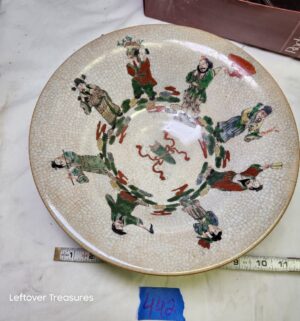 y442- 20th-century Chinese bowl featuring a crackle glaze finish - Image 2