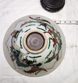 y442- 20th-century Chinese bowl featuring a crackle glaze finish - Image 4