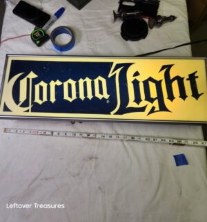 y471- Corona Light branded promotional light box sign