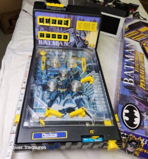 y473- vintage Playtime branded Batman electronic tabletop pinball machine.