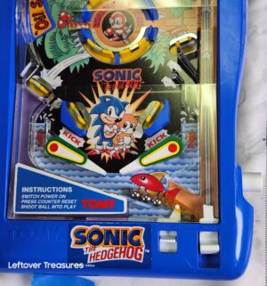 y475- vintage Tomy Sonic the Hedgehog Supersonic Pinball tabletop game - Image 3