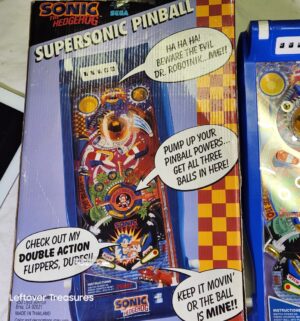 y475- vintage Tomy Sonic the Hedgehog Supersonic Pinball tabletop game - Image 6