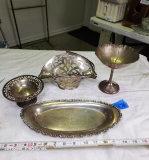 y476- Silver dish collection