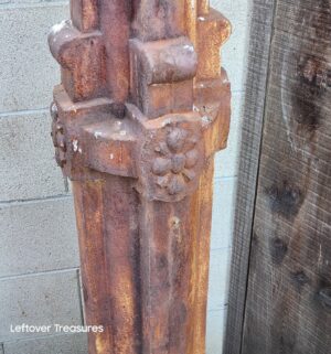 y482- Antique 12 Ft Original Art deco lamp pole from Hollywood Caliornia 1930s. No paperwork. - Image 4