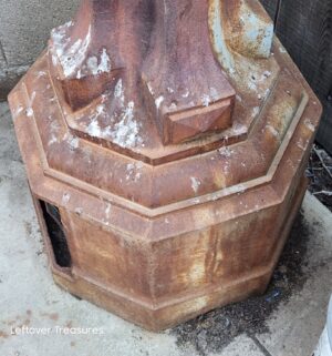 y482- Antique 12 Ft Original Art deco lamp pole from Hollywood Caliornia 1930s. No paperwork. - Image 5