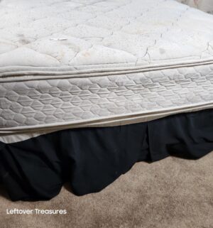 a7- Full Size Bed Set w/ Frame. Headboard, boxspring. Buyer must take all - Image 3
