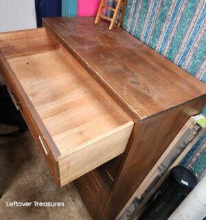 a27- Mid Century Dresser Chest. Solid Wood - Image 2