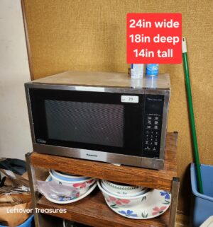 a29- large panasonic microwave. The genius sensor 1250W