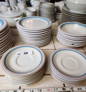 a38- Newcor heavenly blue dishes - Image 2