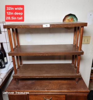 a46- Vintage Curio Shelf - Image 1