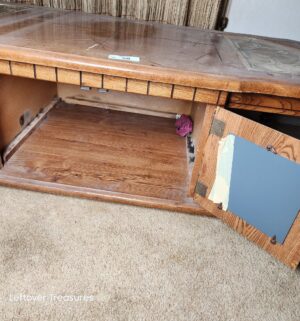 a50- glass panel coffee table - Image 3
