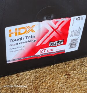 a52- HDX 27 gall tote - Image 2