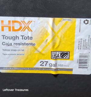 a53- HDX 27 gall tote - Image 2
