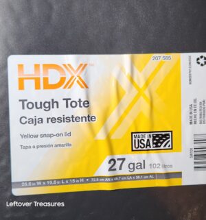 a54- HDX 27 gall tote - Image 2