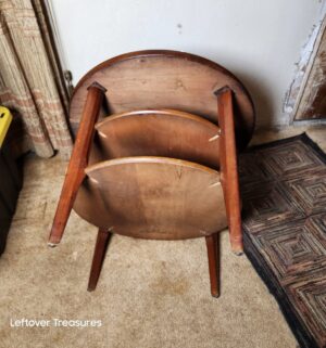 a56- Mersman Furniture 3-tier side table - Image 3