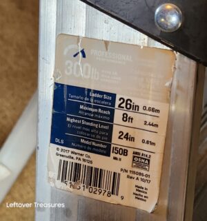 a65- Werner Step Ladder - Image 2