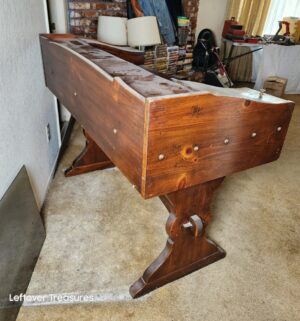 a66- writing desk by Thomasville Furniture in an English Regency style - Image 5