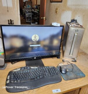 a80- HP Envy Intel i5 Core Computer System w/ printer. No pin. Buyer to factory reset - Image 1