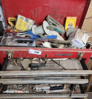 a100- Small craftsman tool box w/ tools - Image 2