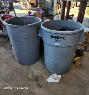 a112- 2 large trash cans - Image 1