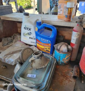 a116- all items on work table - Image 1