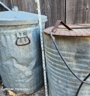 a126- galvinized trash cans - Image 2