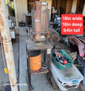 a132- unbranded band saw. Tested/works - Image 1