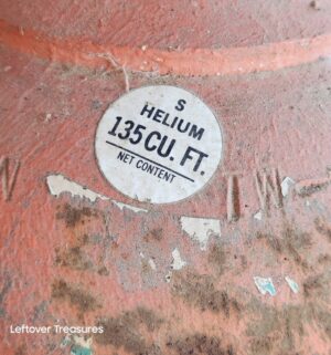 a142- Helium Tank 135 cu. Ft. has unknown amount of gas - Image 3