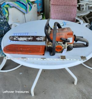 a153- Stihl ms170 chain saw. Has compression - Image 1