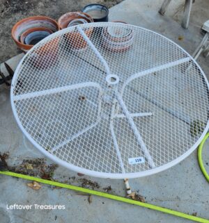 a159- metal patio table - Image 2