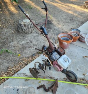 a162- Honda rototiller. Has compression - Image 1