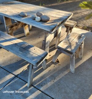 a165- Very large farmhouse style picnic bench set. Great condition - Image 2