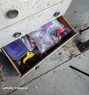 a169- rolling dresser w/ electrical items - Image 4