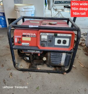a170- Honda EM2500 Generator. Has compression - Image 1