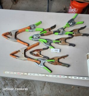 a182- metal spring clamps - Image 1
