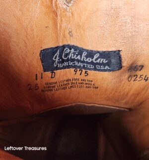 a208- J Chisholm Size 11 boots - Image 3