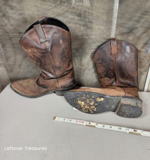 a217- Old West size 11.5 boots - Image 2