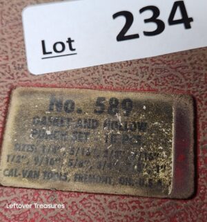 a234- NO 589 Gasket and Hollow Punch Set - Image 2