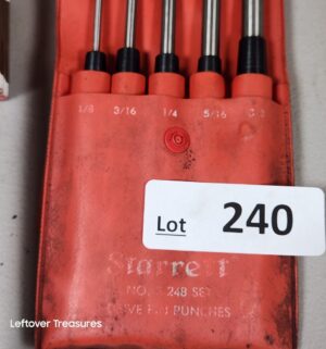 a240- Starrett Drive Pin Punches - Image 2
