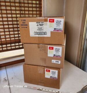a245- 3 box set of mountain house emergency essentials - Image 1