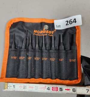 a264- HORUSDY 8-piece pin punch set - Image 1