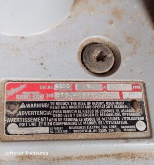 a267- Milwaukee Band Saw. Does not work - Image 2