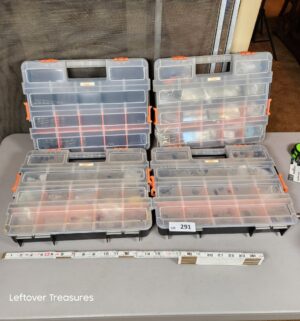 a291- organizer trays w/ hardware - Image 1