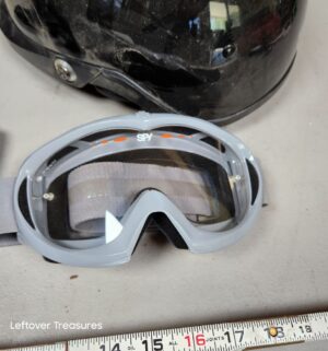 a292- riding helmet gloves, goggles - Image 2