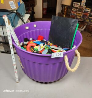a304- Tub of legos - Image 1