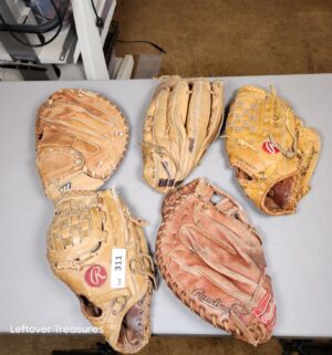 a311- 1970s baseball mitts - Image 1