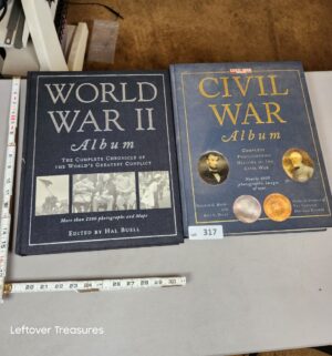 a317- Large Hardbacks of World War 2, Civil War Albums - Image 1