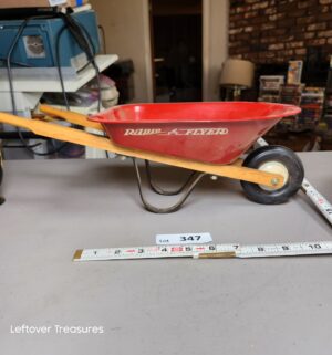 a347- vintage Radio Flyer toy wheelbarrow - Image 1