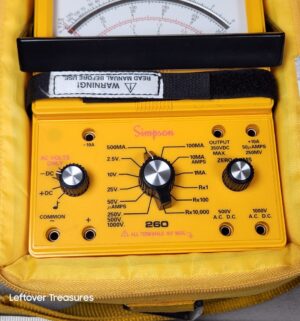 a349- Simpson 260-8XPI analog multimeter - Image 2