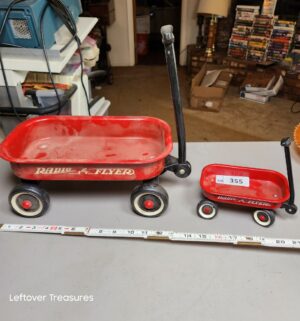 a355- 2 Radio Flyer Toy Wagons - Image 1